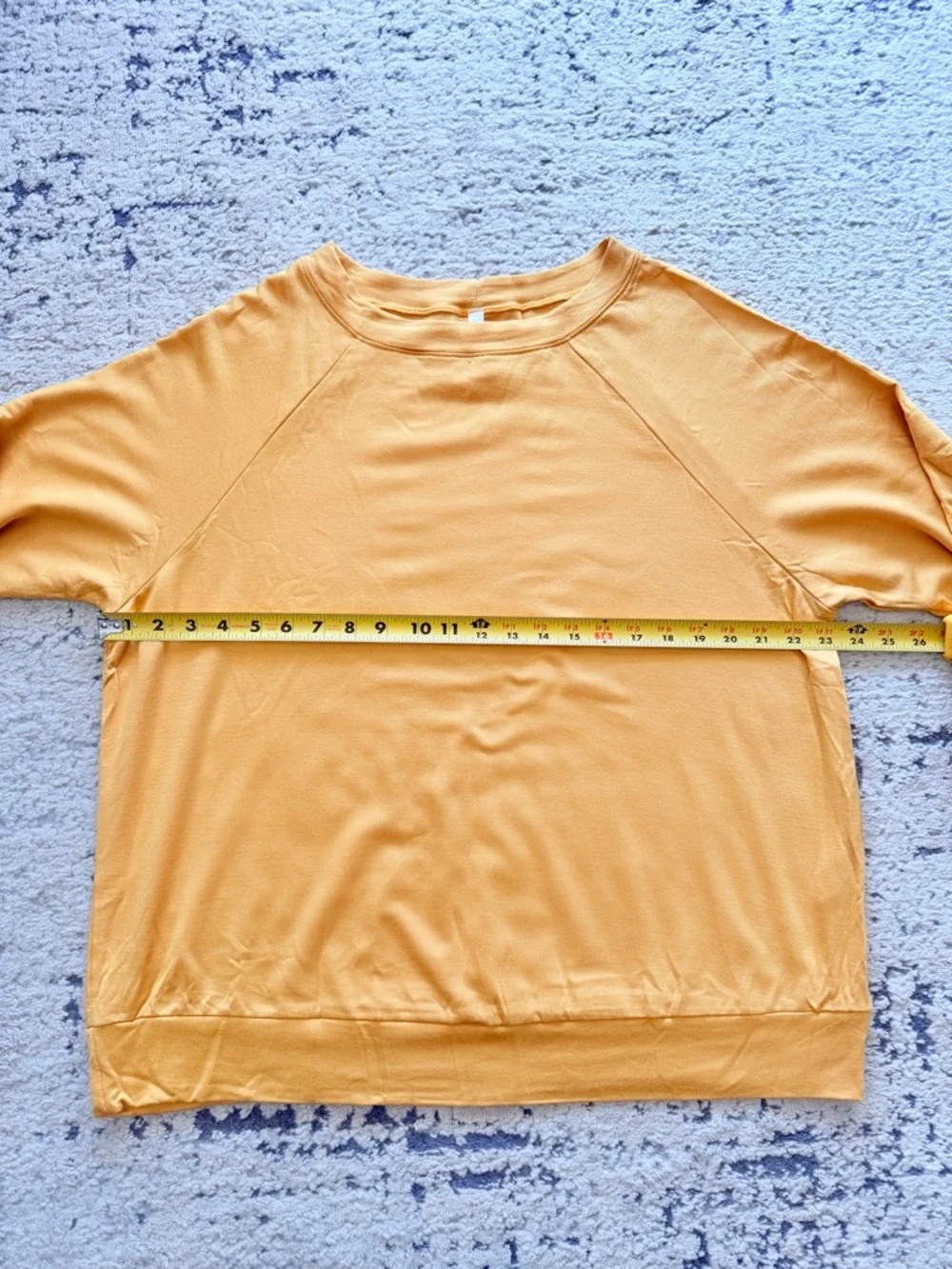 NWOT-Mustard Yellow Soft Lounge Set - Relaxed Top & Drawstring Pants SZ 2X - Picture 4 of 15